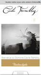 Mobile Screenshot of domaine-ceciletremblay.com