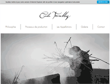 Tablet Screenshot of domaine-ceciletremblay.com